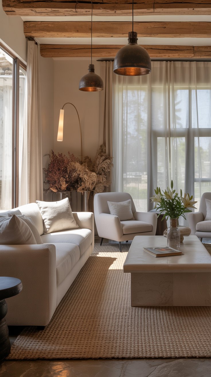 Rustic Modern Living Room