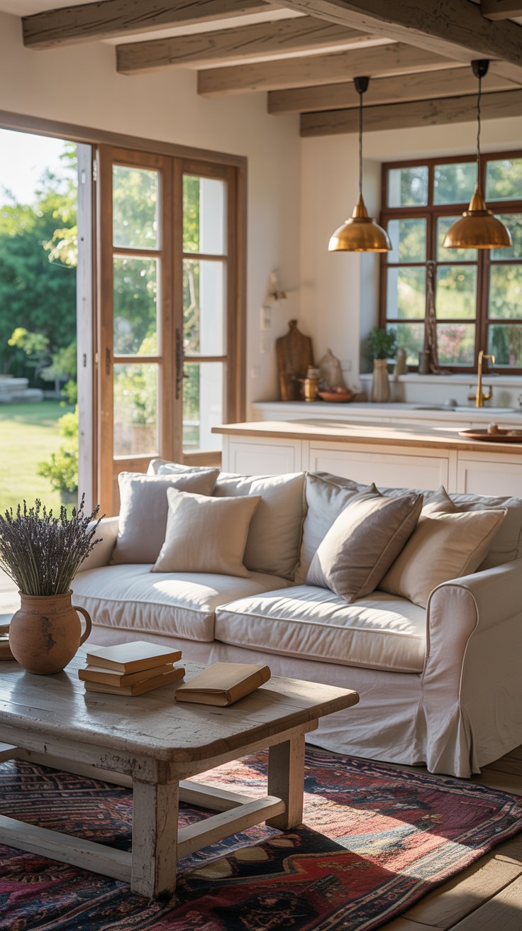 Cozy Rustic Living Room Retreat