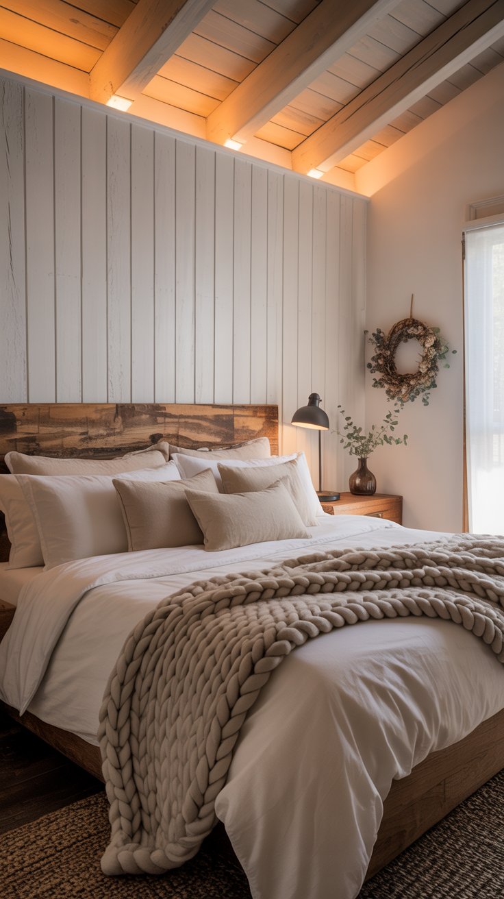 Cozy neutral bedroom