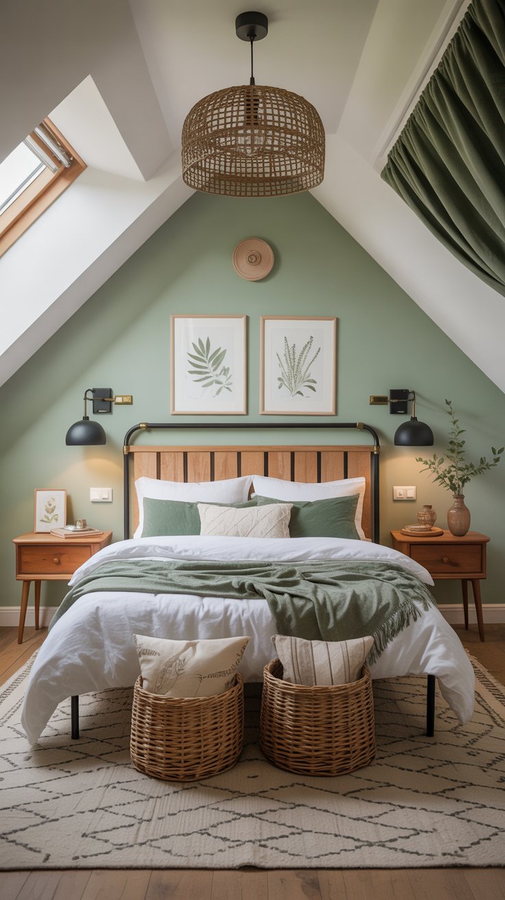 Cozy Bedroom with Earthy Tones