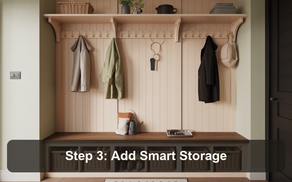 Step 3: Add Smart Storage entryway refresh tutorial image